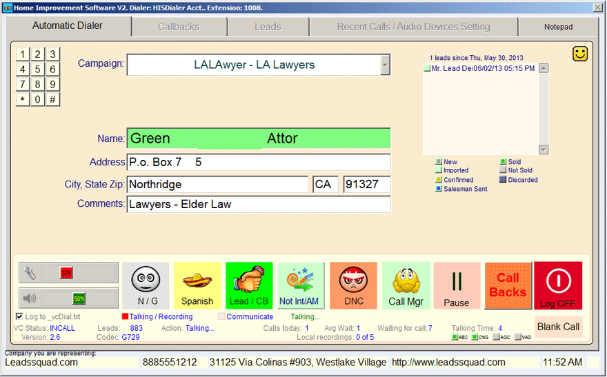 DialersPro's Predictive Dialer